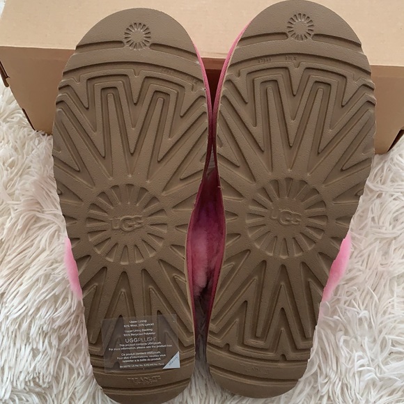 Authentic ugg genuine shearling slipper in wild berry - Picture 4 of 11